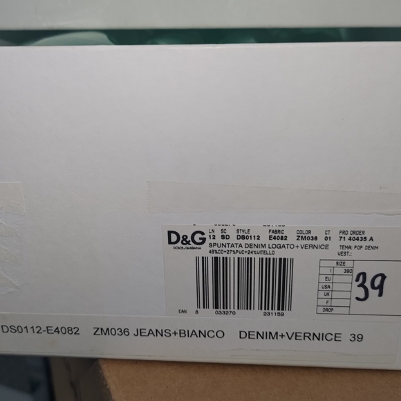 💖✨WEDGE-👀DOLCE AND GABBANA✨👀🤩😍❤️SEXY SHOES!-Denim monogram 👀 - Picture 13 of 16